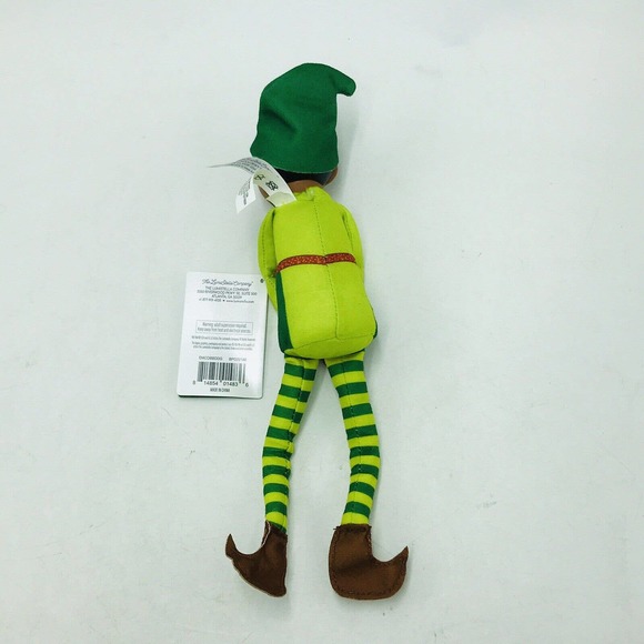 Elf Mates Cobbler Green African American Elf on The Shelf Christmas Doll Plush - Picture 2 of 2